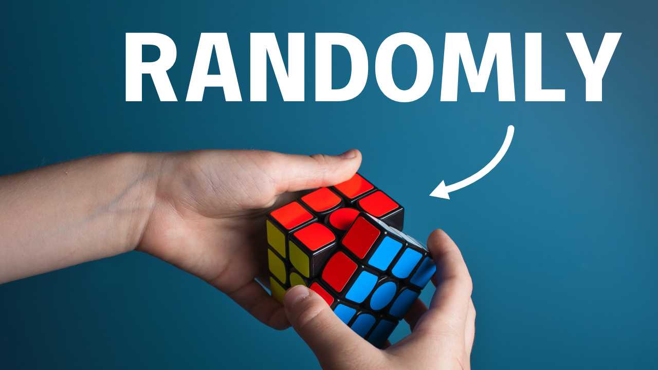 Can you solve the Rubik's cube by chance?